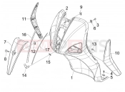Front shield - Piaggio Liberty 200 2007