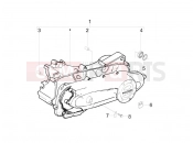 Crankcase cover - Crankcase cooling - Piaggio Liberty 50 2T 2012