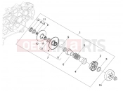 Driven pulley - Piaggio Liberty 50 2T 2012