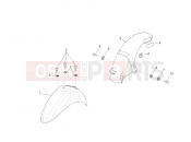 Wheel huosing - Mudguard - Piaggio Liberty 50 2T 2012