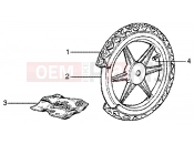 PIAGGIO Liberty 50 4T Rear wheel
