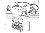 PIAGGIO Liberty 50 4T Speedometers kms.-handlebar cover