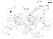 Plates - Emblems - Piaggio Liberty elettrico PPT (E) 2012