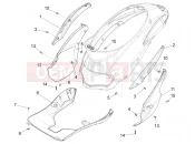 Side cover - Spoiler - Piaggio Liberty elettrico PPT (E) 2012