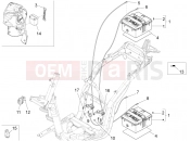 Remote control switches - Battery - Horn - Piaggio Liberty elettrico PPT (E) 2013