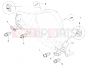 Selectors - Switches - Buttons - Piaggio Liberty elettrico PPT (E) 2013