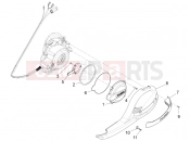 Crankcase cover - Crankcase cooling - Piaggio Liberty elettrico PPT (E) 2014