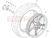 Rear wheel - Piaggio Liberty elettrico PPT (E) 2015