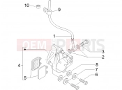 PIAGGIO Liberty elettrico PPT (E) Brakes pipes - Calipers