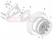 PIAGGIO MP3 125 Rear wheel