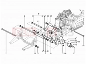 Swinging arm - Piaggio MP3 125 YOUrban ERL 2012