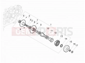 Driven pulley - Piaggio MP3 125 YOUrban ERL 2013