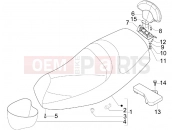PIAGGIO MP3 300 ie LT & Sport Saddle/seats