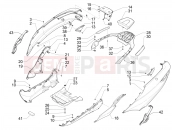 PIAGGIO MP3 300 ie Business - Sport - Enjoy Side cover - Spoiler