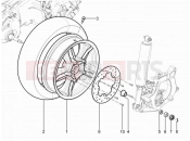 Rear wheel - Piaggio MP3 300 YOUrban LT ERL 2011
