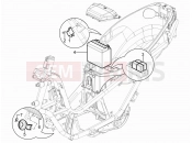 Remote control switches - Battery - Horn - Piaggio MP3 300 YOUrban LT ERL 2013