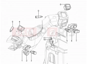 Selectors - Switches - Buttons - Piaggio MP3 300 YOUrban LT ERL 2013