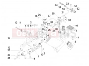 Control pedals - Levers - Piaggio MP3 300 YOUrban LT ERL 2015