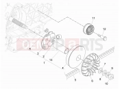 Driving pulley - Piaggio MP3 300 YOUrban LT ERL 2015