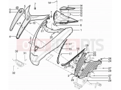 Front shield - Piaggio MP3 300 YOUrban LT ERL 2015