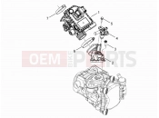 Throttle body - Injector - Induction joint - Piaggio MP3 300 YOUrban LT ERL 2015