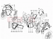 Wheel huosing - Mudguard - Piaggio MP3 300 YOUrban LT ERL 2015
