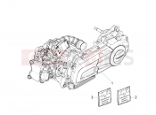 Engine, assembly - Piaggio MP3 300 YOUrban LT RL - Sport 2017