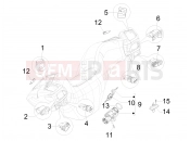 PIAGGIO MP3 400 ie Selectors - Switches - Buttons