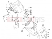 PIAGGIO MP3 400 ie LT Touring Rear cover - Splash guard