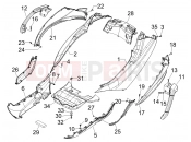 PIAGGIO MP3 400 ie Side cover - Spoiler