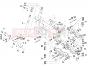 PIAGGIO MP3 400 ie Fork/steering tube - Steering bearing unit