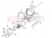 PIAGGIO MP3 400 ie Front shield