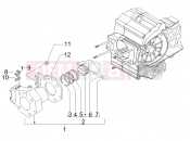 Cylinder-piston-wrist pin unit - Piaggio MP3 400 ie 2010