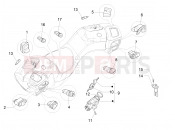 PIAGGIO MP3 400 RL Touring Selectors - Switches - Buttons