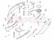 PIAGGIO MP3 500 LT Business Side cover - Spoiler