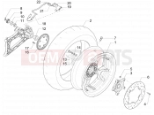 PIAGGIO MP3 500 LT Sport Rear wheel
