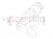 PIAGGIO MP3 500 LT Sport Saddle/seats