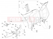 PIAGGIO MP3 500 LT Sport - Business Front glove-box - Knee-guard panel