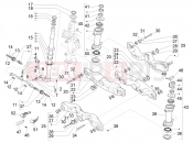 PIAGGIO MP3 500 LT Sport - Business Fork/steering tube - Steering bearing unit