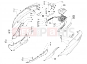 PIAGGIO MP3 500 MAXI Sport Business ABS Side cover - Spoiler