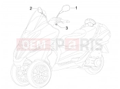 PIAGGIO MP3 500 RL Sport - Business tükör