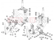 PIAGGIO MP3 500 Sport (USA) Fork's components (Mingxing)