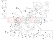 PIAGGIO MP3 500 Sport Business ABS (USA) kábelezés