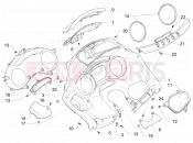 PIAGGIO MP3 500 Sport Business ABS (USA) műszerfal