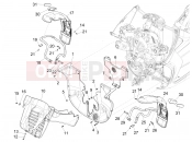 PIAGGIO MP3 500 Sport Business ABS (USA) Wheel huosing - Mudguard