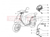Cable harness-Regulator-H.T. Coil - Piaggio NRG Extreme