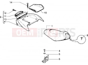 Saddle - Piaggio NRG Extreme