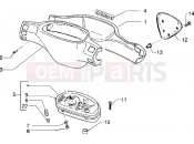 PIAGGIO NRG MC3 Speedometers kms.-Handlebar covers