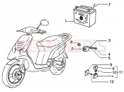 Battery-relays - Piaggio NRG MC3 DD