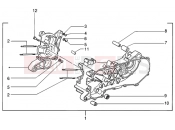 Crankase - Piaggio NRG MC3 DD